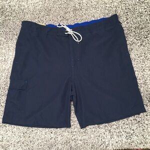 Goodfellow & Co. Mens Size XXL Navy Blue 9" Board Shorts Swim Trunks